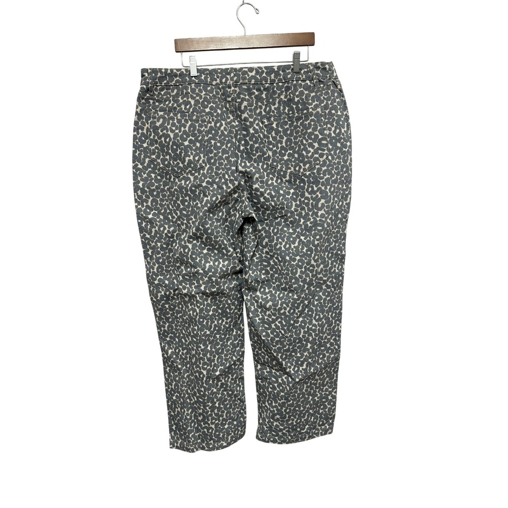 Wild Fable Leopard Print High Rise Straight Leg‎ Wide Leg Pants Womens 2XL NEW - Picture 3 of 4